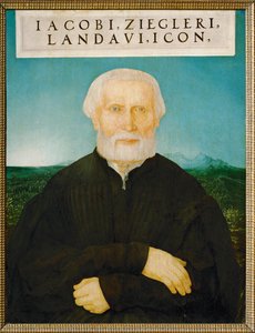 الإنساني جاكوب زيغلر (لوحة على خشب الجير)