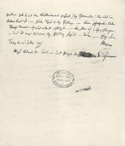 فولفجانج أماديوس موتسارت (1756-1791) مؤلف نمساوي. رسالة شخصية لزوجته كونستانز. 31 يوليو 1791 بواسطة فولفغانغ أماديوس موزارت
