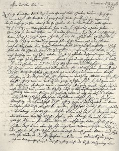 فولفجانج أماديوس موتسارت (1756-1791) مؤلف نمساوي. رسالة شخصية للأب. فيينا 6 ديسمبر 1783 بواسطة فولفغانغ أماديوس موزارت