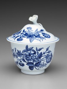 Covered Sugar Bowl, c. 1760-1780 (soft-paste porcelain) بواسطة مصنع وورسيستر للخزف