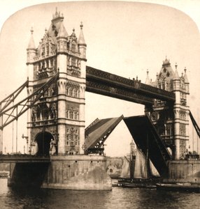 جسر البرج الجديد ، لندن ، 1896.