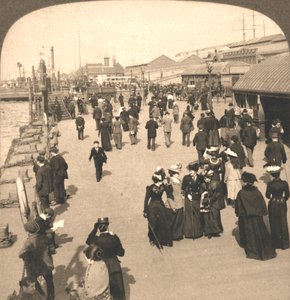 The Ocean Steamship Landing ، ليفربول ، إنجلترا ، 1901.