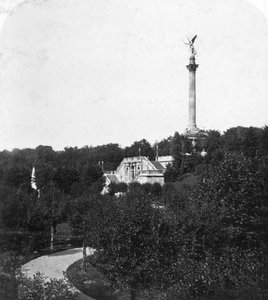 نصب ملاك السلام ، ميونيخ ، ألمانيا ، c1900