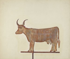 ريشة طقس البقر ، ج. 1938. بواسطة وينا رايت