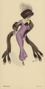 أزياء الشتاء 1910-1911 بواسطة كزافييه ساجر