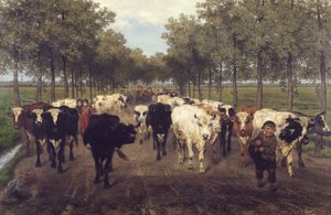 The Meersstraat في غينت بواسطة كزافييه دي كوك