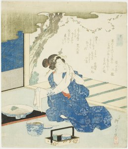 أردية الصيف (ناتسوغورومو) ، من سلسلة "مقارنة البخور (Takimono awase)" بواسطة ياناغاوا شيغينوبو الثاني