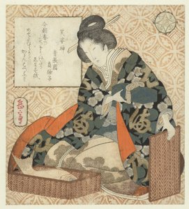 الإله إبيسو Ebisu (العنوان على الكائن) محاكاة ساخرة لآلهة الحظ السبعة (عنوان المسلسل) تقليد shichifukujin (عنوان السلسلة على الكائن) بواسطة ياشيما جاكوتي