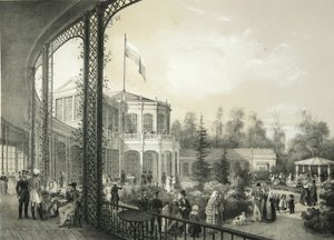 محطة السكة الحديد في بافلوفسك ، 1840-1850 بواسطة إيجور يغوروفيتش ماير