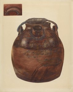 عصير التفاح أو إبريق الماء ، 19351942. بواسطة يولاند ديلاسر
