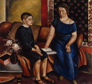 الاستماع إلى الواجبات المنزلية ، 1923. بواسطة Yrjo Ollila