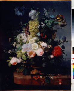 "باقة من الزهور" لوحة رسمها زاتشي بريفوست (1797-1861) 1787 متحف الدولة في أرخانجيلسكوي ، موسكو بواسطة زاكي بريفوست