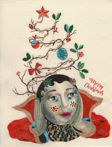 Christmas He-Elf، 2020 (رسم بالحبر على ورق)