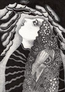 النجم 2018 (رسم بالحبر على ورق)