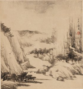 المناظر الطبيعية للنهر ، 1667 بواسطة زها شيبيو