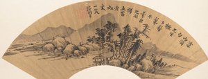 المناظر الطبيعية للنهر. بواسطة Zhuang Jiongsheng