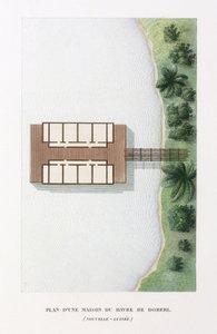 Architecture Plan of a house at the haven of Doreri بواسطة فريدريك (المرتبط ب) بارنارد