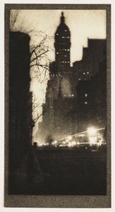Broadway at night, c 1905 بواسطة ريتشارد (بعد) داد