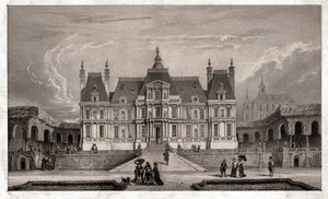 قلعة ميزون لافيت ، حوالي عام 1850 (نقش) بواسطة . .