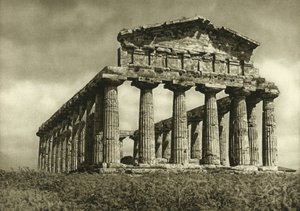 Ceres temple in Paestum, built in 500 BC بواسطة فرديناند جورج والدمولر