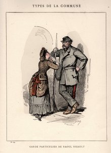 Commune de Paris: suit de GARDE PARTICULAR DE RAOUL RIGAULT (29) in “” Les Communeux بواسطة فريدريك (المرتبط ب) بارنارد