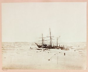 Expedition en Arctique (1875-1876) du capitaine George Nares (1831-1915) : Floeberg Beach, Alert in Winter Quarters بواسطة فريدريك (المرتبط ب) بارنارد