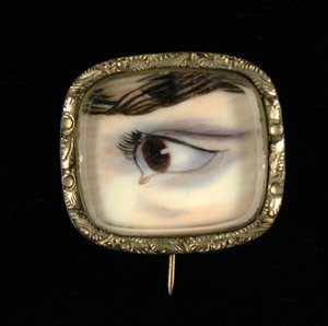 عين ، حوالي 1900 (ألوان مائية على عاج) بواسطة . .