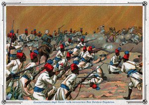Guerre italo turque. Italo Turkish war. بواسطة فرديناند جورج والدمولر