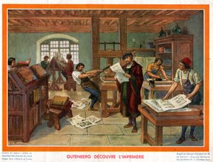 Johannes Gutenberg. بواسطة ريتشارد (بعد) داد