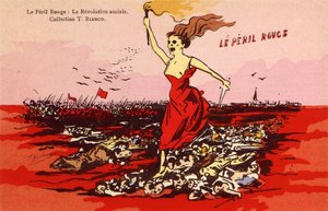 لو بيرل روج - الثورة الاجتماعية ، عام 1910 بواسطة فريدريك (المرتبط ب) بارنارد