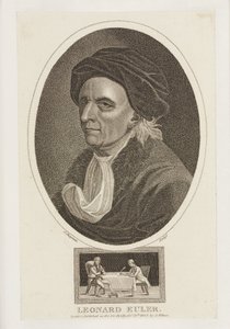 Leonhard Euler, mathematician, c 1770s بواسطة فريدريك (المرتبط ب) بارنارد