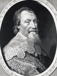 صورة لأكسيل غوستافسون أوكسنستيرنا (1583-1654) ، اللورد السامي المستشار للسويد ، نقش بواسطة سيفيريني سيفيريني