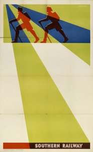 Southern Railway stock poster بواسطة فريدريك (المرتبط ب) بارنارد