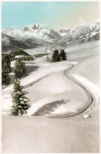 سانت موريتز ، حوالي عام 1930 بواسطة . .