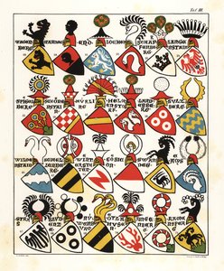 Swiss coats of arms, c. 1346 بواسطة ريتشارد (بعد) داد