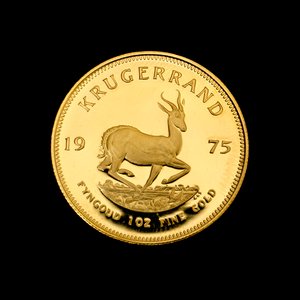 كروغيراند - عملة ذهبية شهيرة لجنوب إفريقيا بواسطة جون إرليندسون
