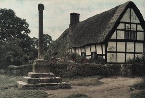 "The Village Cross, Ashton-Under-Hill, Gloucestershire" بواسطة فريدريك (المرتبط ب) بارنارد