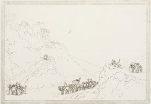 The first Channel crossing by balloon, 7 January 1785 بواسطة فريدريك (المرتبط ب) بارنارد