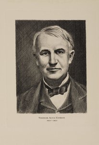 Thomas Alva Edison, American inventor, early 20th century بواسطة فريدريك (المرتبط ب) بارنارد