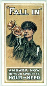 United Kingdom : Cigarette cards - WW1 Recruiting بواسطة فرديناند جورج والدمولر