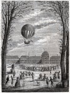 Vol de ballon. Balloon flight. بواسطة فريدريك (المرتبط ب) بارنارد