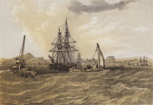 إدنبرة من Frith of Forth (chromolitho)