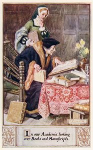 في الأوساط الأكاديمية لدينا ، النظر في الكتب والمخطوطات بواسطة بعد تشارلز إدموند بروك