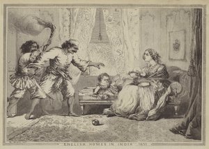 المنازل الإنجليزية في الهند ، 1857 بواسطة بعد إدوارد هال