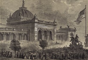 افتتاح معرض المئوية ، 10 مايو 1876