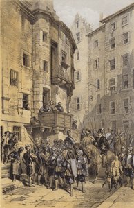 West Bow ، إدنبرة (chromolitho) بواسطة بعد جورج كاتيرمول