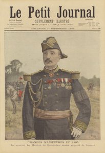 مناورات أرميس الفرنسية الكبرى عام 1895. الجنرال لو موتون دي بويسدفر