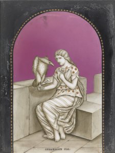 كولومبوس فيكس ، c.1861-65 (طلاء مينا منخفض على الخزف) بواسطة بعد جون تينيل