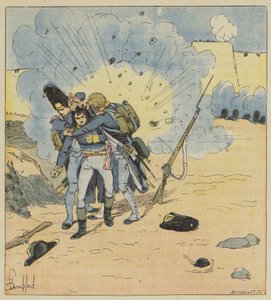 في Saint-Jean-DAcre ، يغطي الرمان Daumesnil و Souchon Bonaparte بأجسادهما؟ بواسطة بعد لويس تشارلز بومبل