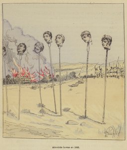Hovas Atrocites في عام 1845 بواسطة بعد لويس تشارلز بومبل